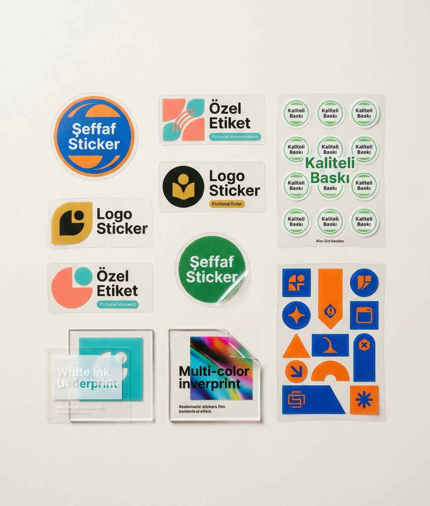 Şeffaf Sticker